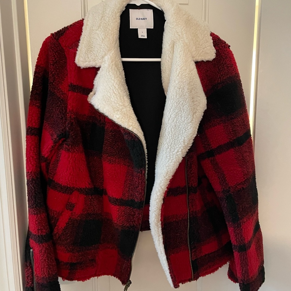 Buffalo Check Sherpa Bomber Jacket